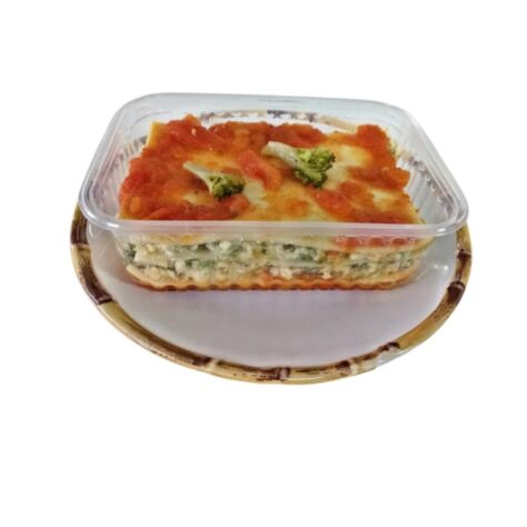 Lasanha de Brócolis, Ricota, Philadelphia e Molho de Tomates Especial