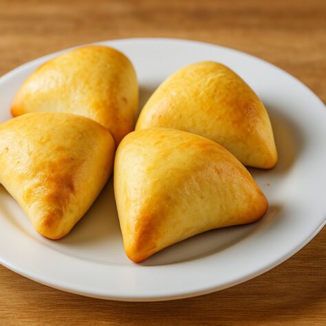 Esfiha INTEGRAL de Palmito com creme de 4 queijos - Lanche