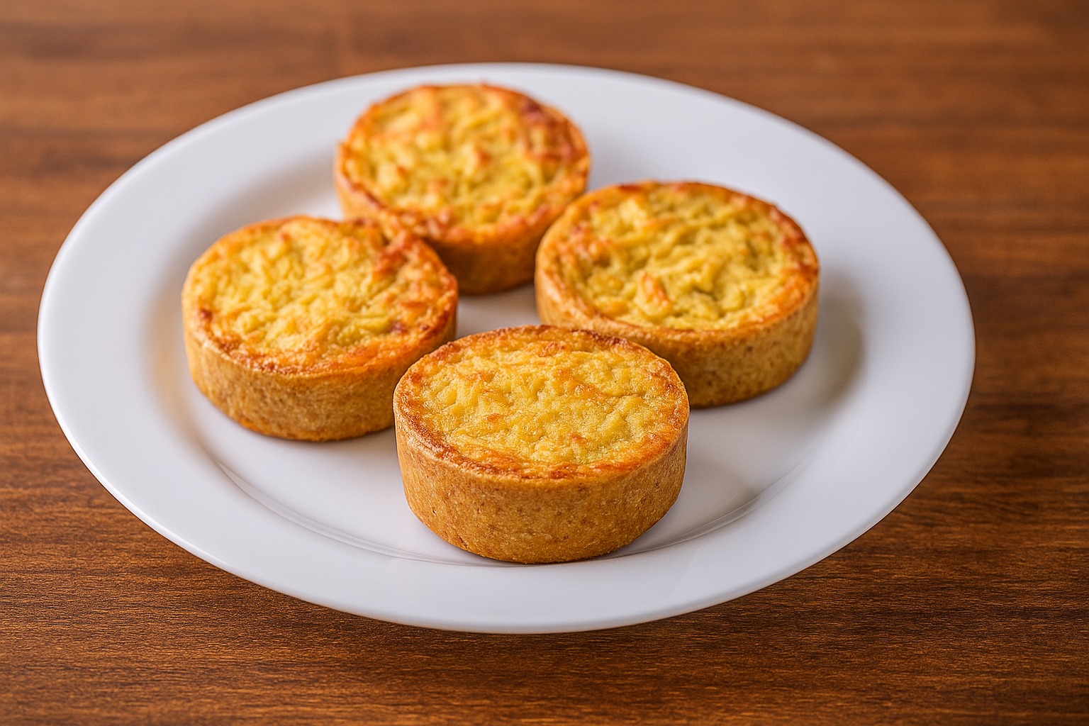 Quiche de Quatro Queijos - Lanche